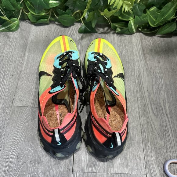 Nike React Element 87 Mens 10 Shoes Hyper Fusion Volt Racer Running Sneakers - Picture 6 of 11